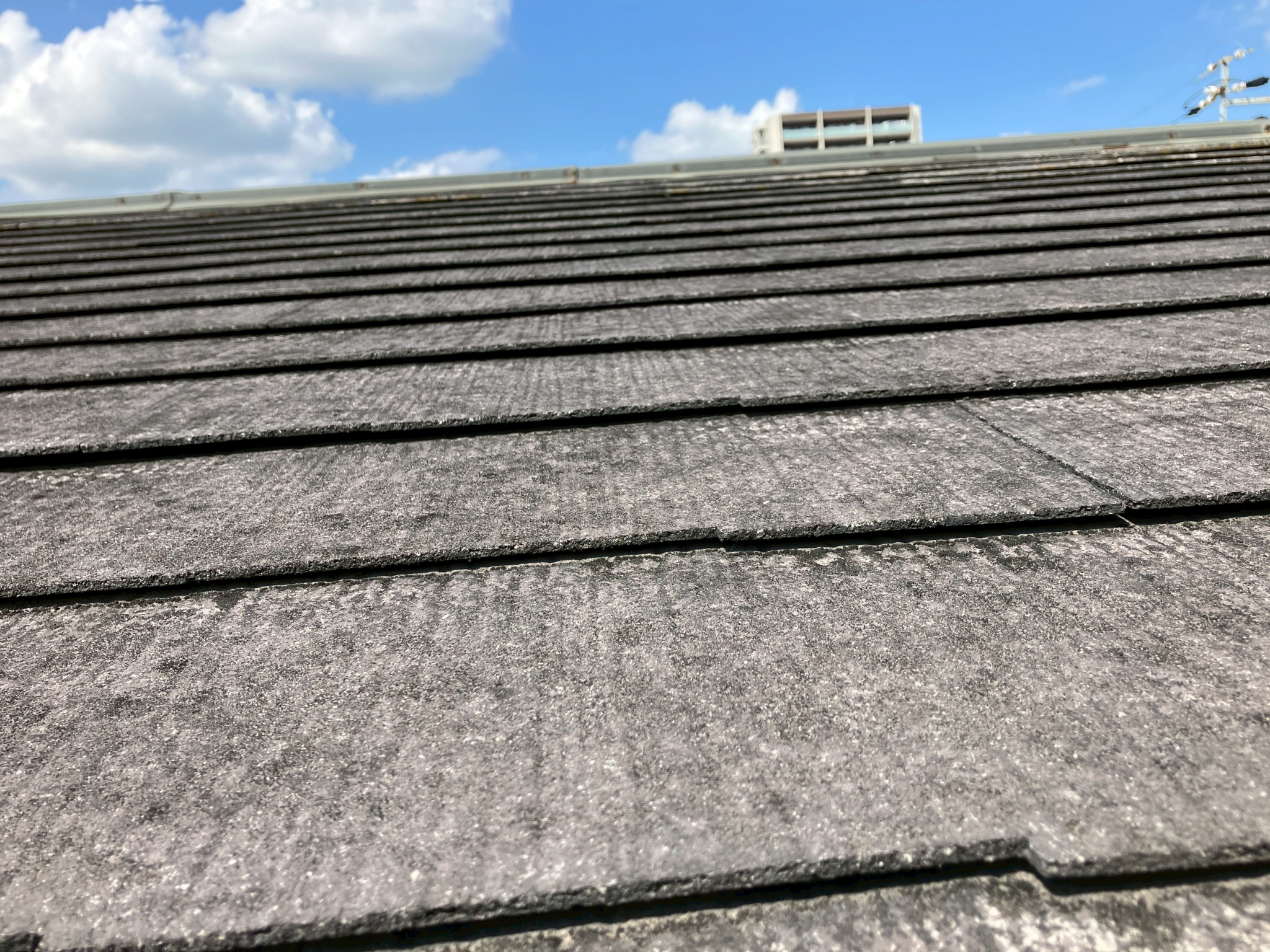 劣化した化粧スレート